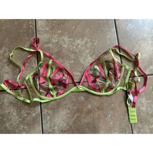 For Love And Lemons 38C Multi Color Bra